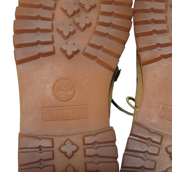 Timberland Waterproof Leather Boots  Custom Paint Splatter Size 6 - Picture 9 of 13